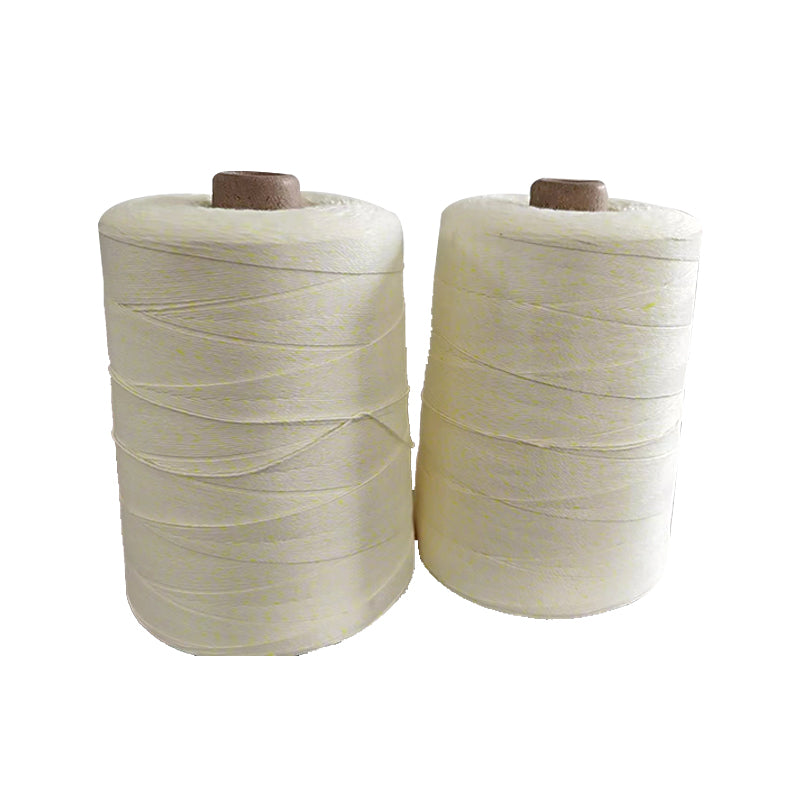 Factory direct sales medium yellow colored thread 3 * 3 polyester cotton